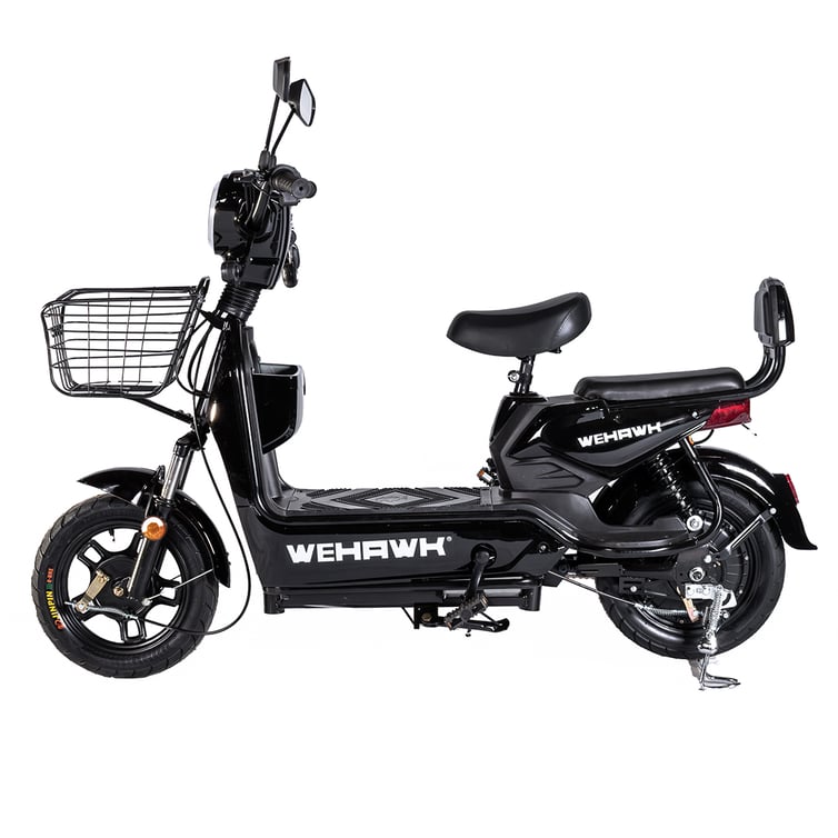 Bicicleta Scooter Eletrica Basket Wehawk 500w Bat 48v 12ah Preta