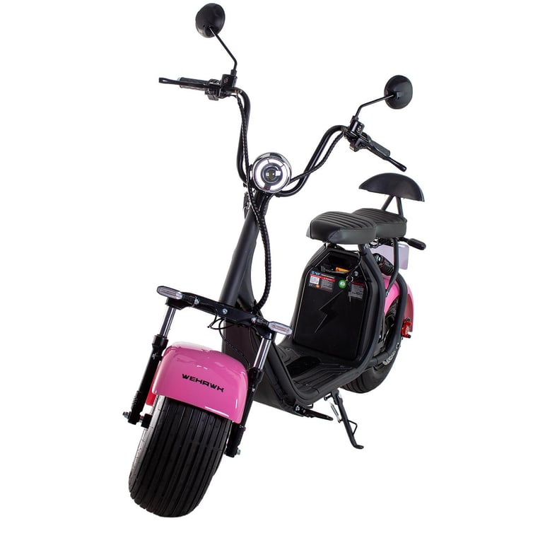 Scooter Bicicleta Eletrica Nb Free Wx-10 Wehawk 1000w Bat 60v 20ah 2 Lugares Rosa New
