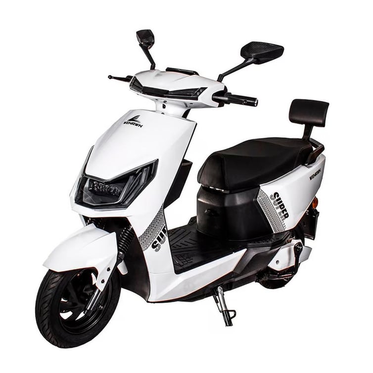Scooter Bicicleta Eletrica Super Wx-05 Wehawk 1000w Bat 60v 20ah 2 Lugares Branca Br