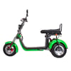 TRICICLO ELETRICO ARTICULADO WEHAWK MODELO X3 2000W BAT 60V 20AH 2 LUGARES GREEN GE.04