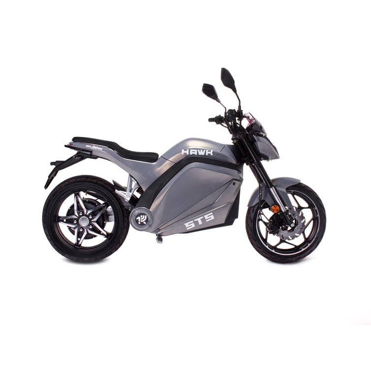Moto Eletrica Wehawk Modelo Sts Hw05 5000w Bat 72v 60ah Cinza Gs.02