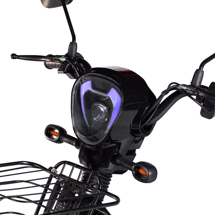 Bicicleta Scooter Eletrica Basket Wehawk 500w Bat 48v 12ah Preta