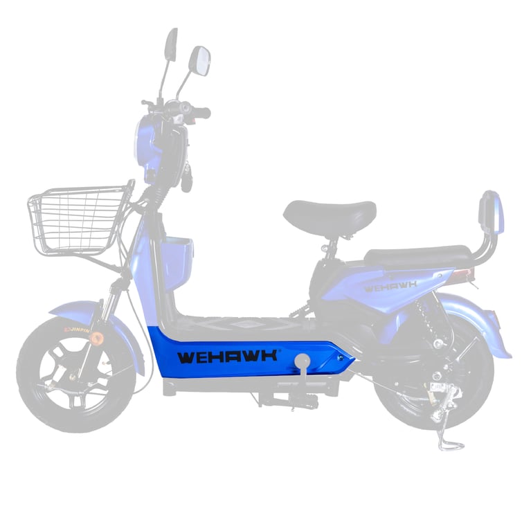 Carenagem Lateral 5 Direita Para Bicicleta Eletrica Basket 500w/Rz03/Wx03 Azul Safira Jn/Bk/Wd