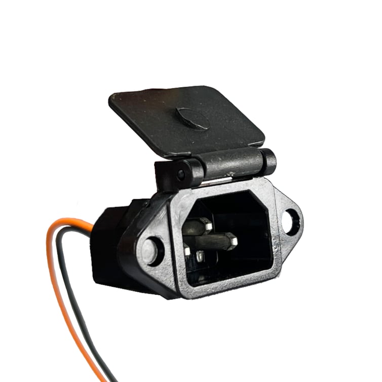 Cabo Com Conector Para Carregador Para Bicicleta Eletrica Rz03/Wx03/Prime/Basket Plus/Wd