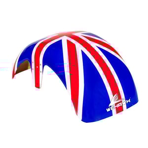 Paralama Traseiro 8 Para Scooter Eletrica X7/Rz07/Wx07/Nb Free/Rz10/Wx10 Bandeira Inglaterra