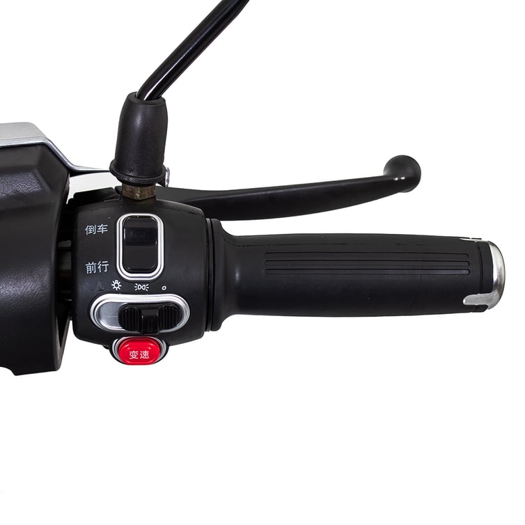 Triciclo Eletrico Wehawk Modelo Cf 800w Bat 60v 20ah 1 Lugar Prata