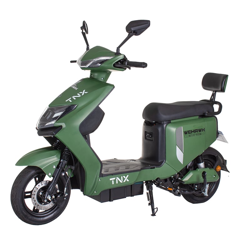 Scooter Eletrica Bicicleta Wehawk Modelo Tnx 1000w Bat 60v 20ah Verde Militar