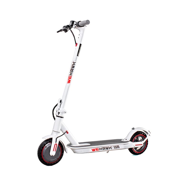 Patinete Eletrico Wehawk Ssm Hw01 450w Bat 36v 10ah Branco/Cinza New