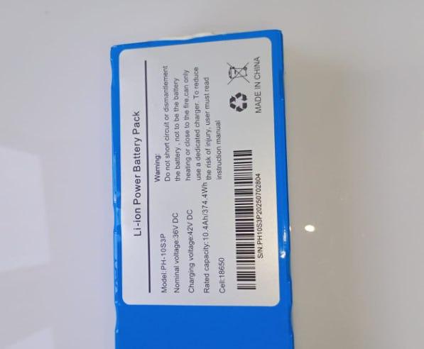 Bateria De Litio Para Patinete Eletrico 36v 10ah