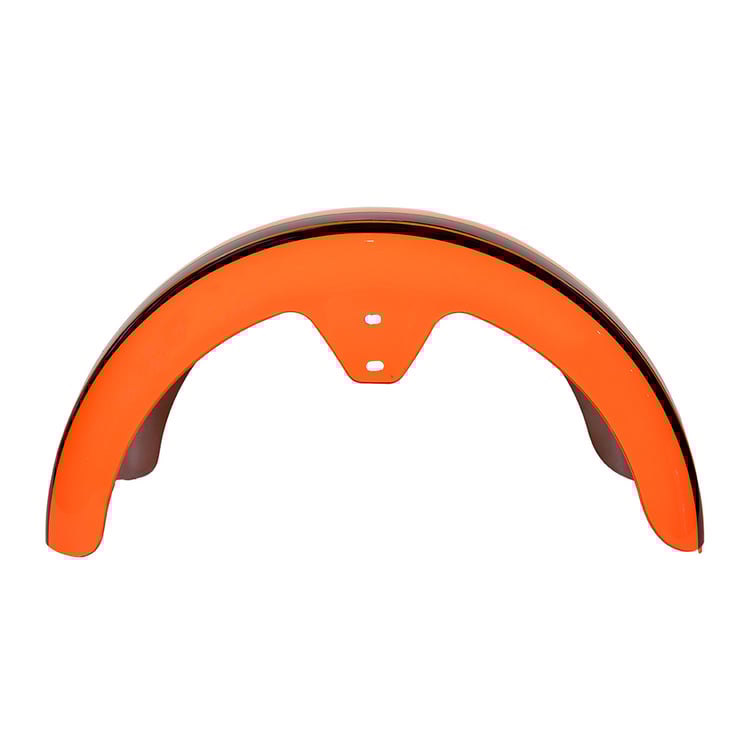 Paralama Traseiro 8 Para Scooter Eletrica X7/Rz07/Wx07/Nb Free/Rz10/Wx10 Laranja/ Faixa Preta