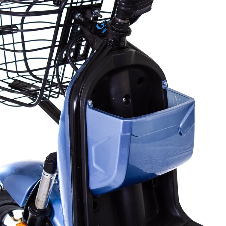 Bicicleta Scooter Eletrica Basket Wehawk 500w Bat 48v 12ah Roxo Claro