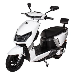 Scooter Eletrica Bicicleta Wehawk Modelo Super 1000w Bat 60v 20ah 2 Lugares Branca