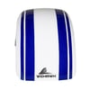 Paralama Dianteiro 3 Para Scooter Eletrica X7/Rz07/Wx07/Mini X07/Rz10/Wx10 Branco/ Faixa Azul