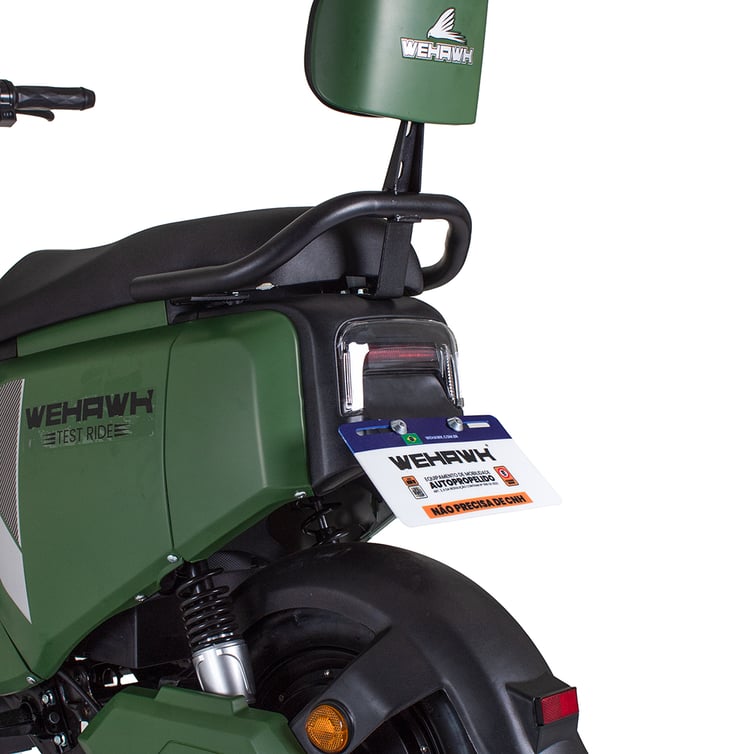 Scooter Bicicleta Eletrica Wx-02 Wehawk 1000w Bat 60v 20ah Verde Militar