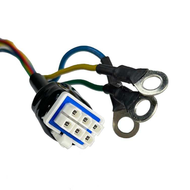 Cabo Com Conector Motor/Controladora Para Bicicleta Eletrica Eb 500w/Rz01/Wx01