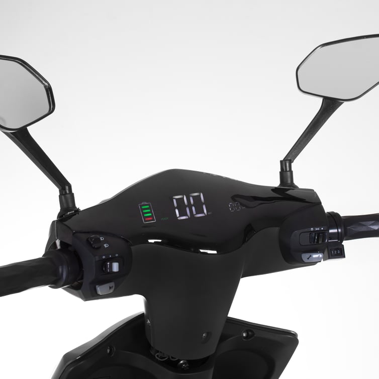 Scooter Bicicleta Eletrica Wx-02 Wehawk 1000w Bat 60v 20ah Preto Fosco