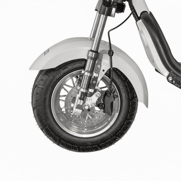 Scooter Bicicleta Eletrica Wx-11 Wehawk 1000w Bat 60v 20ah 2 Lugares Branca