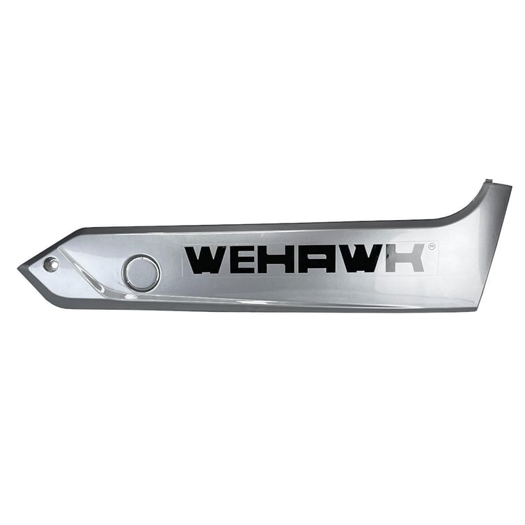 Carenagem Lateral Da Bateria Para Bicicleta Basket Plus Lado Direita Cinza