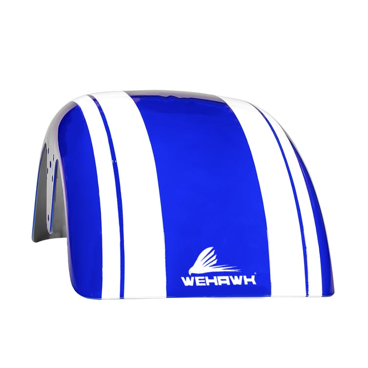 Paralama Dianteiro 3 Para Scooter Eletrica X7/Rz07/Wx07/Mini X07/Rz10/Wx10 Azul/ Faixa Branca
