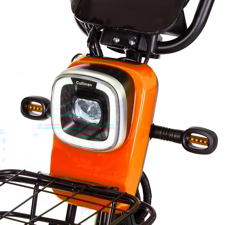 Bicicleta Scooter Eletrica Prime Wehawk Hw500 500w Bat 48v 12ah Laranja