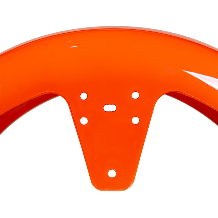 Paralama Traseiro 8 Para Scooter Eletrica X7/Rz07/Wx07/Nb Free/Rz10/Wx10 Laranja