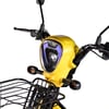 Carenagem Do Farol 1 Para Bicicleta Eletrica Basket 500w/Rz03/Wx03 Amarela Jn/Eb