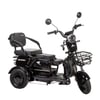 Triciclo Eletrico Wehawk Modelo Mult 3 Wd 800w Bat 48v 20ah 3 Lugares Preto