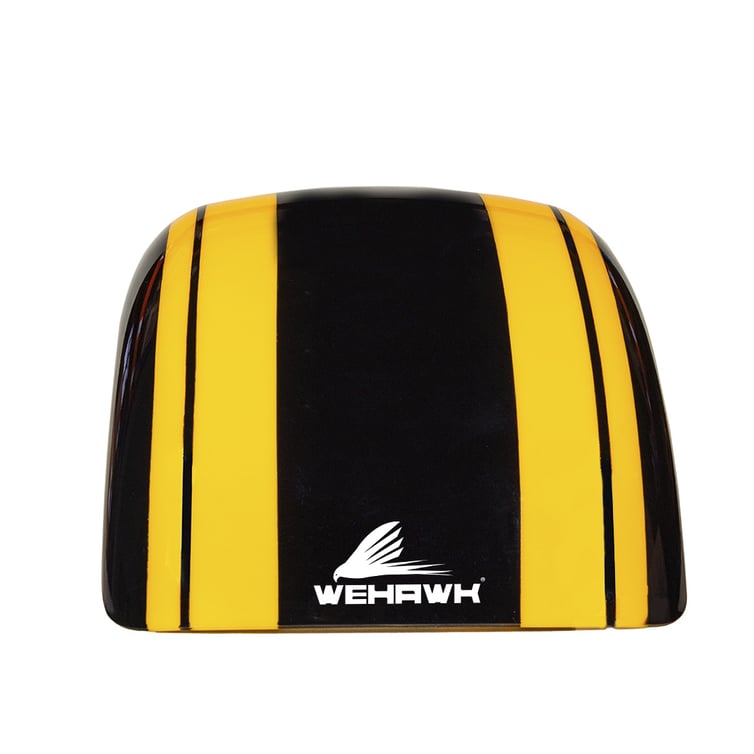 Paralama Dianteiro 3 Para Scooter Eletrica X7/Rz07/Wx07/Mini X07/Rz10/Wx10 Preto/ Faixa Amarela