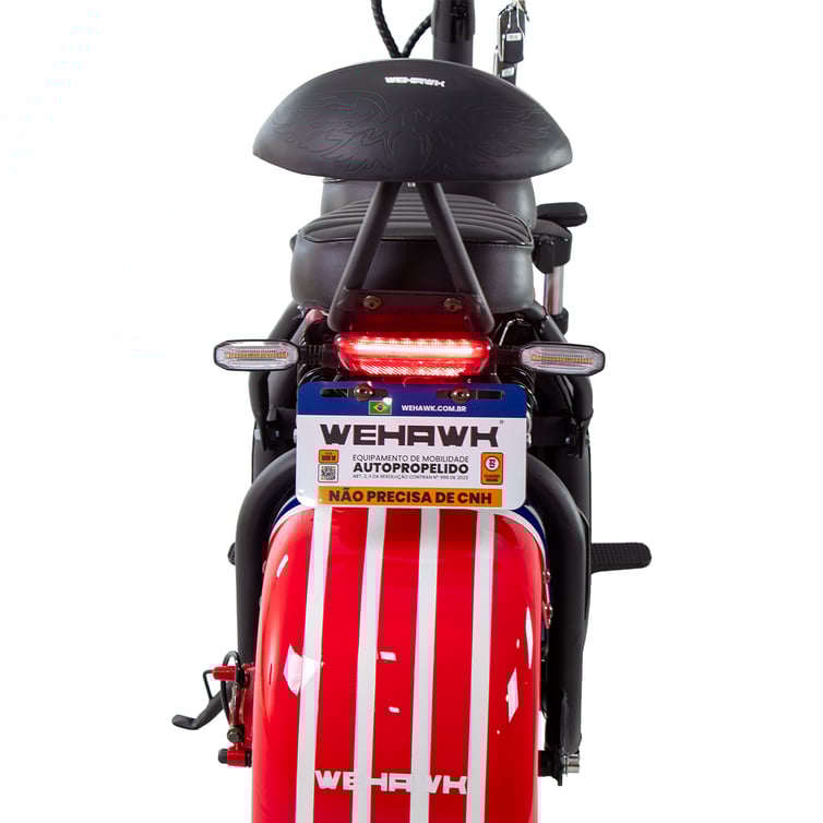 Scooter Bicicleta Eletrica Nb Free Wx-10 Wehawk 1000w Bat 60v 20ah 2 Lugares Bandeira Americana New