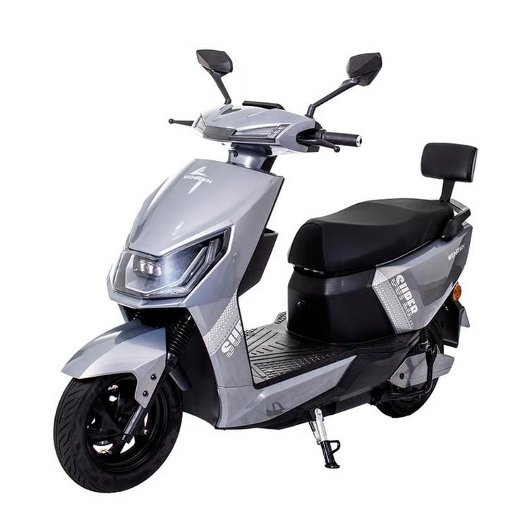 Scooter Bicicleta Eletrica Super Wx-05 Wehawk 1000w Bat 60v 20ah 2 Lugares Cinza