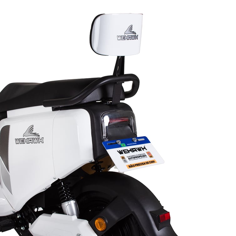 Scooter Eletrica Bicicleta Wehawk Modelo Tnx 1000w Bat 60v 20ah Branca