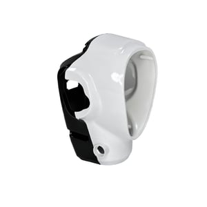 Carenagem Do Farol 1 Para Bicicleta Eletrica Basket 500w/Rz03/Wx03 Branca Jn/Eb