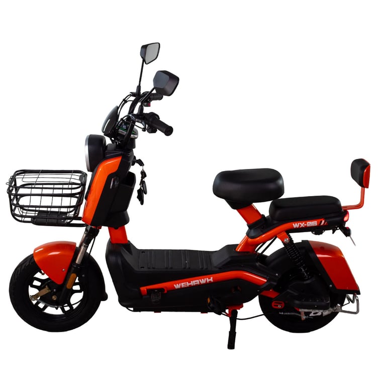 Bicicleta Scooter Eletrica Urban Wx-06 Wehawk 1000w Bat 60v 20ah Chumbo Laranja