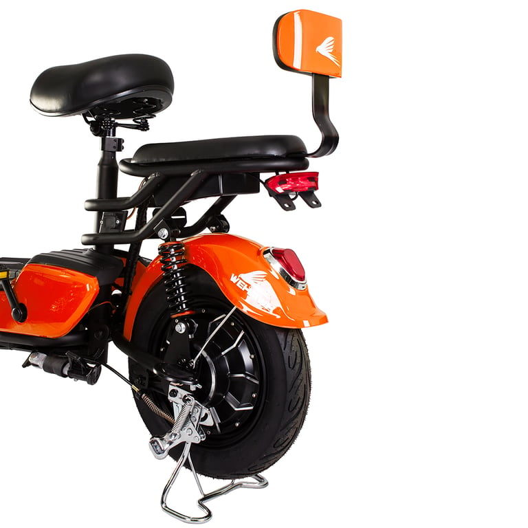 MINI BIKE ELETRICA WEHAWK PRIME HW500 500W BAT 48V 12AH ORANGE