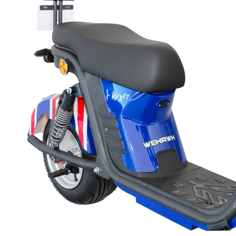 Scooter Bicicleta Eletrica Wx-11 Wehawk 1000w Bat 60v 20ah 2 Lugares Bandeira Inglaterra