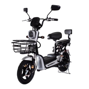 Bicicleta Scooter Eletrica Prime Wehawk Hw500 500w Bat 48v 12ah Prata