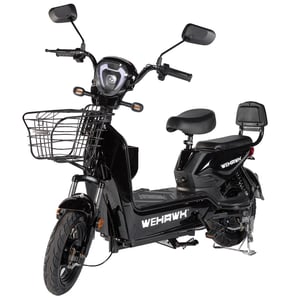 Bicicleta Scooter Eletrica Basket Wehawk 500w Bat 48v 12ah Preta