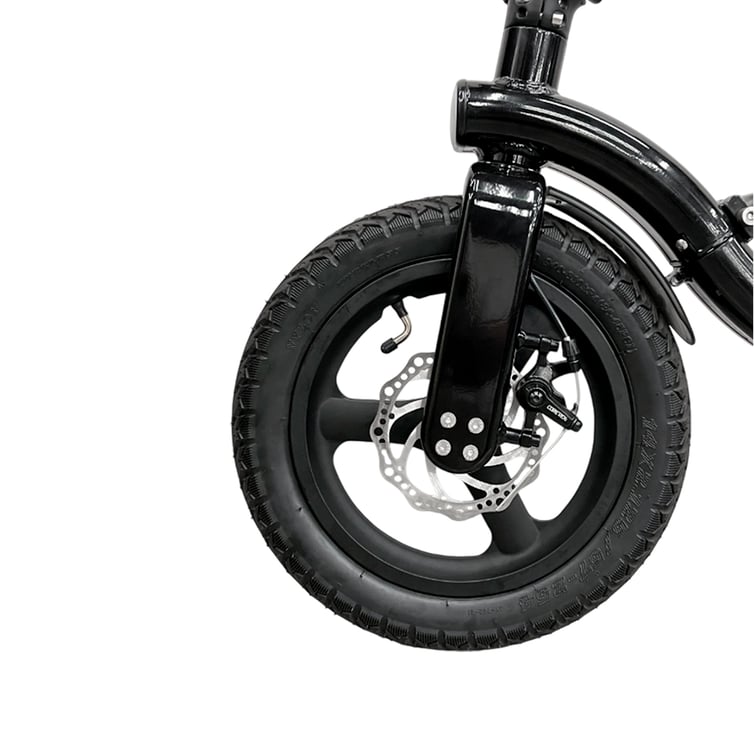 Bicicleta Scooter Eletrica Dobravel Orbital Wx-34 Wehawk 350w Bat 36v 7.8ah Preta