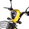 MINI BIKE ELETRICA WEHAWK BASKET HW500 500W BAT 48V 12AH YELLOW