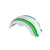 Paralama Traseiro Para Scooter Eletrica Wehawk X16 Branco/ Faixa Verde