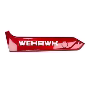 Carenagem Lateral Da Bateria Para Bicicleta Basket/Wd Lado Esquerda Red Bordo
