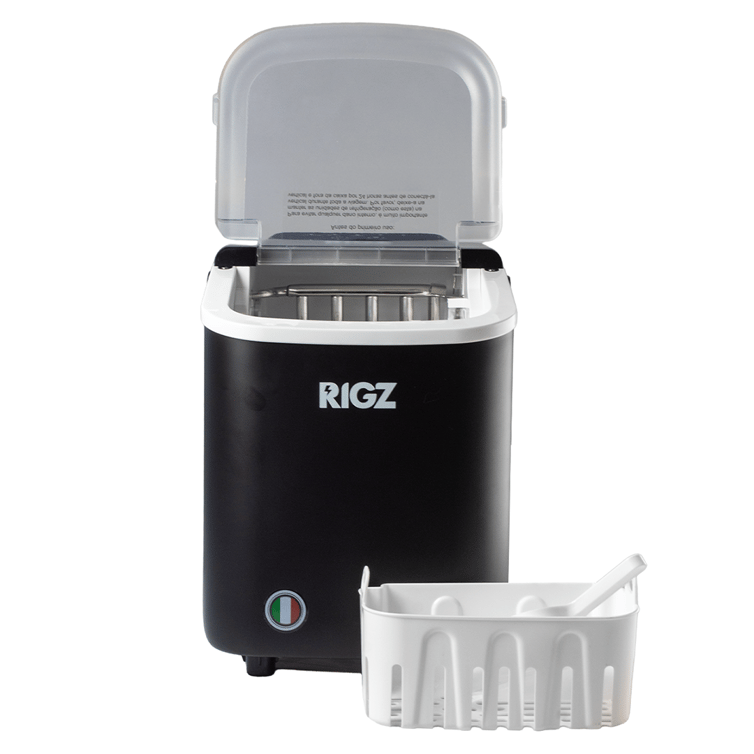 Maquina De Fazer Gelo Portatil Rigz 12kg/Dia Rzg10 Cor Preta 127v