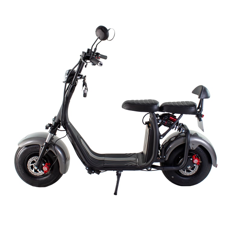 Scooter Bicicleta Eletrica Nb Free Wx-10 Wehawk 1000w Bat 60v 20ah 2 Lugares Cinza New