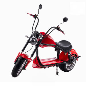 SCOOTER CHOPPER ELETRICA WEHAWK MODELO U1 2000W BAT 60V 20AH RED GS.01