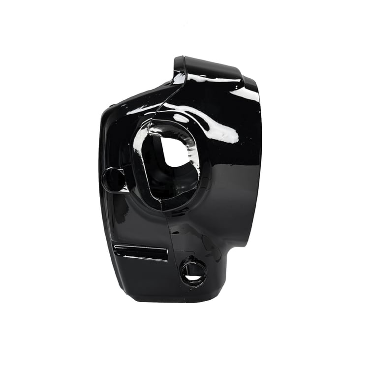 Carenagem Do Farol 1 Para Bicicleta Eletrica Basket 500w/Rz03/Wx03 Preta Jn/Eb