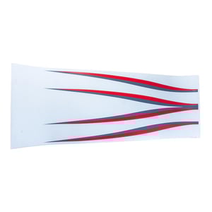 Adesivo Inferior Base Para Patinete Eletrico Faixa Vermelha