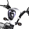Carenagem Do Farol 1 Para Bicicleta Eletrica Basket 500w/Rz03/Wx03 Branca Jn/Eb