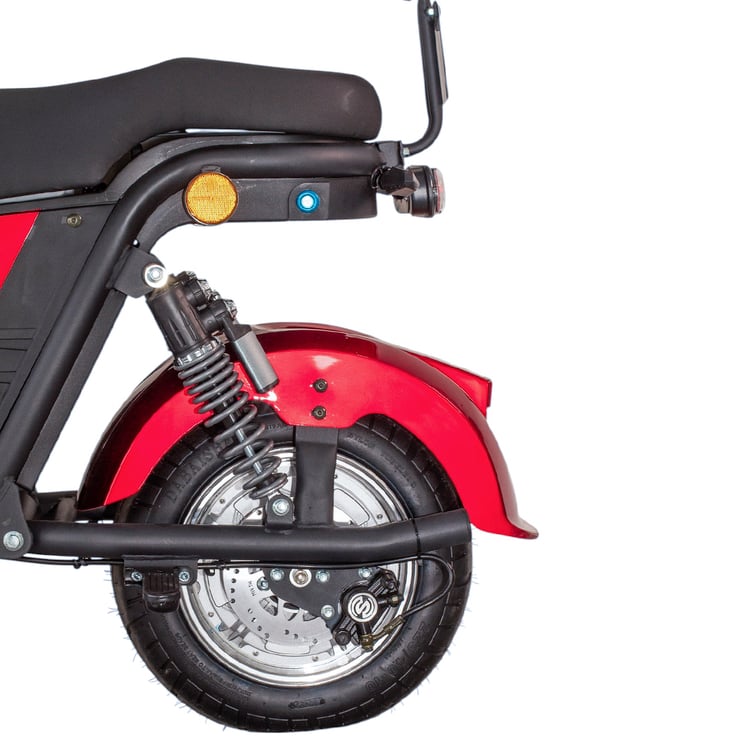 Scooter Bicicleta Eletrica Wx-11 Wehawk 1000w Bat 60v 20ah 2 Lugares Vermelho Bordo