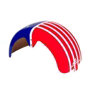 Paralama Traseiro 8 Para Scooter Eletrica X7/Rz07/Wx07/Nb Free/Rz10/Wx10 Bandeira Americana
