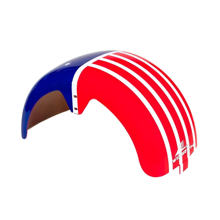 Paralama Traseiro 8 Para Scooter Eletrica X7/Rz07/Wx07/Nb Free/Rz10/Wx10 Bandeira Americana